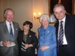 Jim Slater, Marta Drummond, Mrs Helen Slater Clive Collins.  
